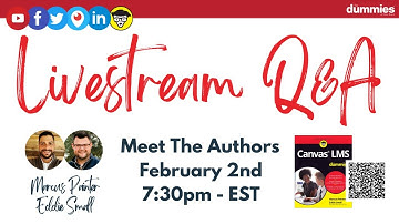 Meet The Authors: "Canvas LMS For Dummies" Q&A