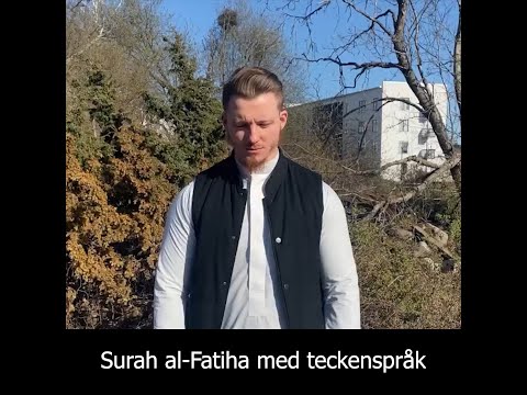 Surah al-Fatiha med teckenspråk