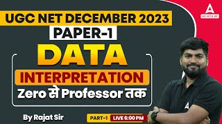 Data Interpretation For UGC NET 2023 | UGC NET Paper 1 Preparation By Rajat Sir