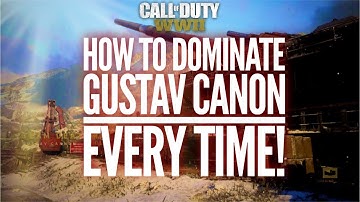 COD WW2: SPAWN MANIPULATION ON GUSTAV CANON!