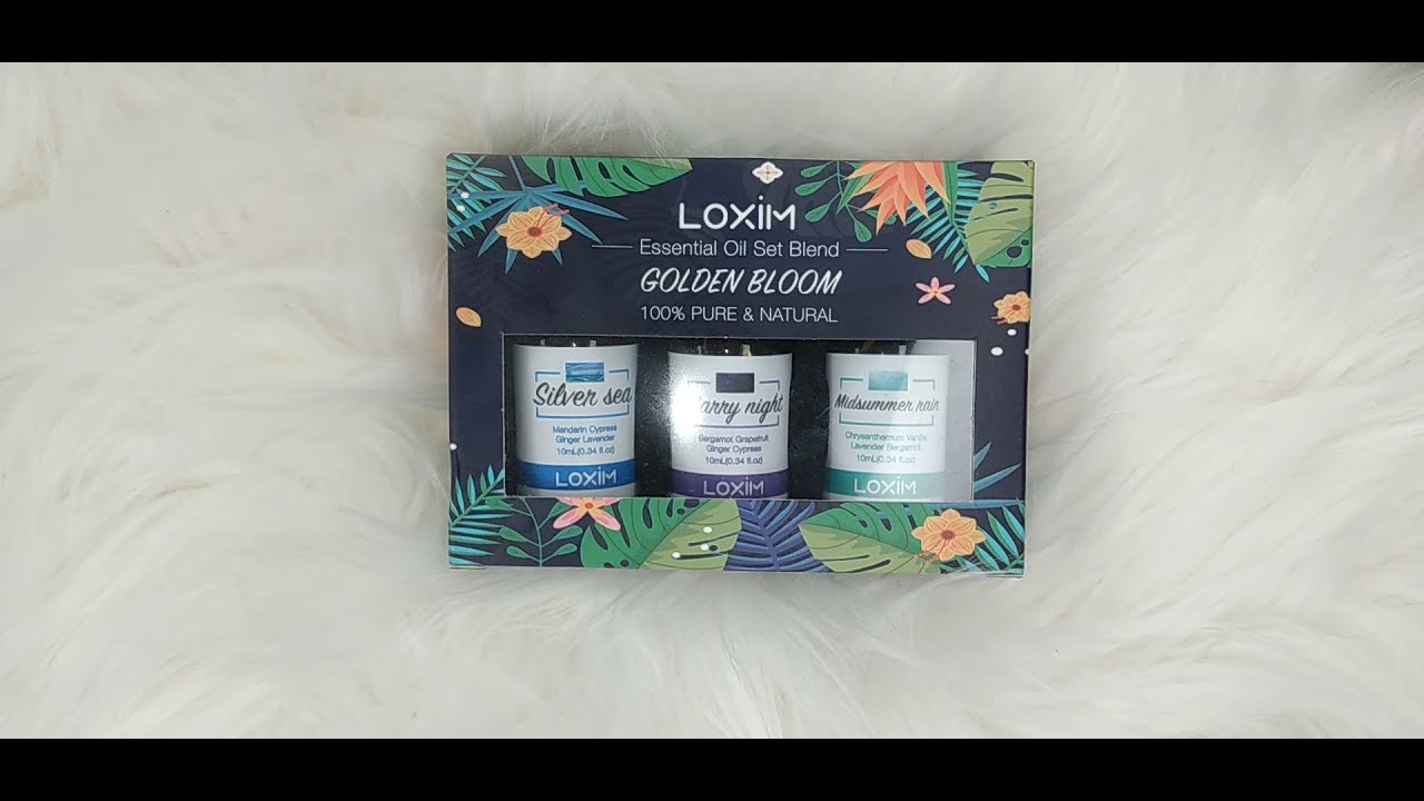 LOXIM essential oil set Blend | Golden Bloom | The best essential oils