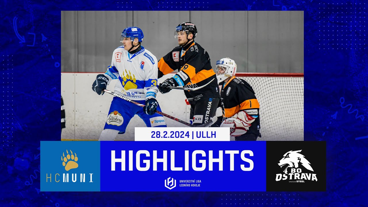 HC MUNI vs BO Ostrava Vítkovice Steel 5:2 | 28. 2. 2024 | ULLH 17. kolo