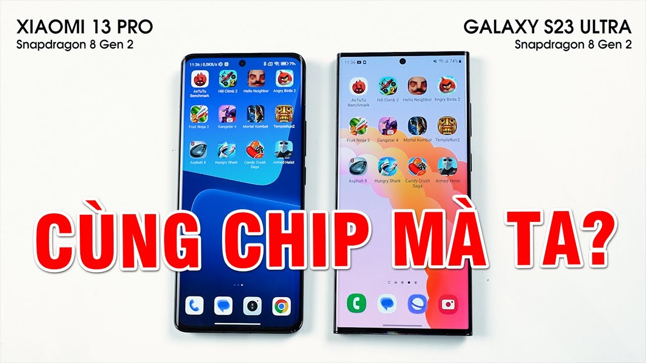 Speedtest Xiaomi 13 Pro vs Galaxy S23 Ultra CÙNG CHIP MÀ TA? YouTube