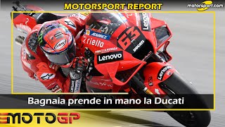 Report MotoGP: Bagnaia prende in mano la Ducati