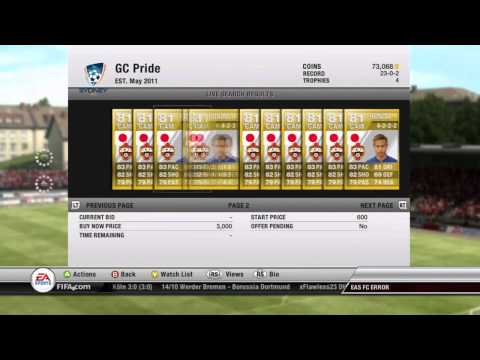 FIFA 12 Ultimate Team | How To Make Coins (Patience=Win!)