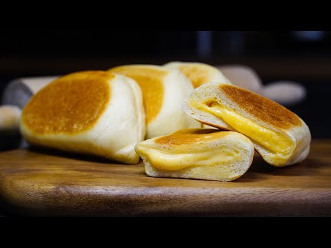 濃厚カスタードクリームパンの作り方【オーブン不要】｜シェフの休日｜Custard Cream Bun