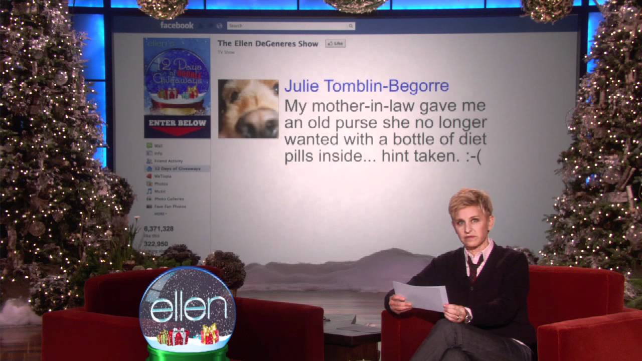 Ellen's Facebook Fans Got Terrible Gifts