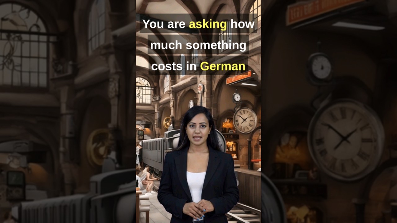 Learn how to ask how much something costs in German 