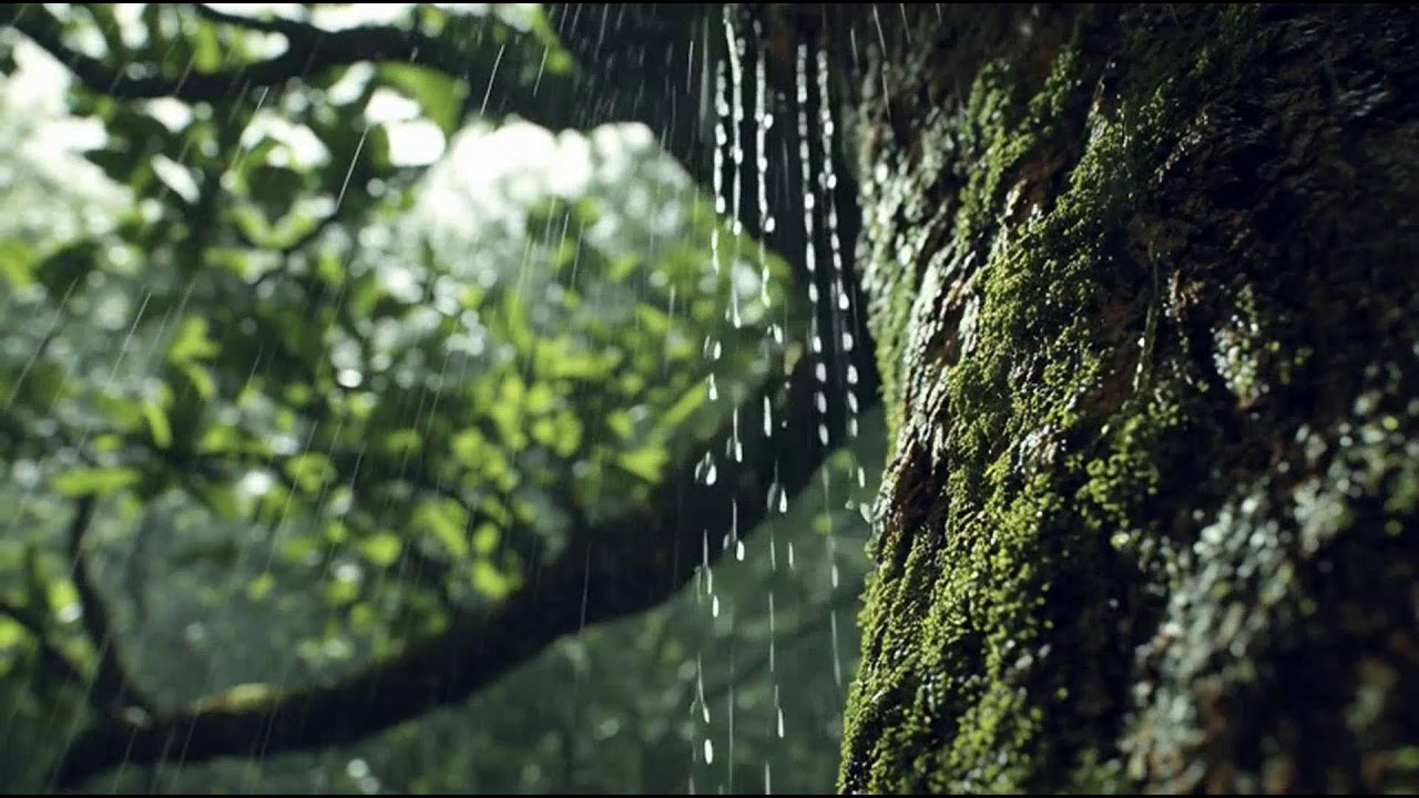 The sound of rain on a tiled/zinc roof: fall asleep instantly with the sound of a storm, insomnia.