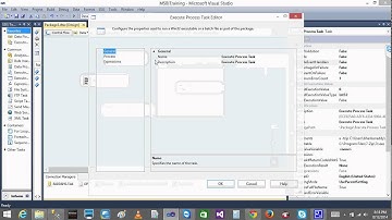SSIS 21 2 Execute Process Task