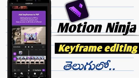 Motion ninja video editing | Motion ninja keyframe editing tutorial | mostion ninja