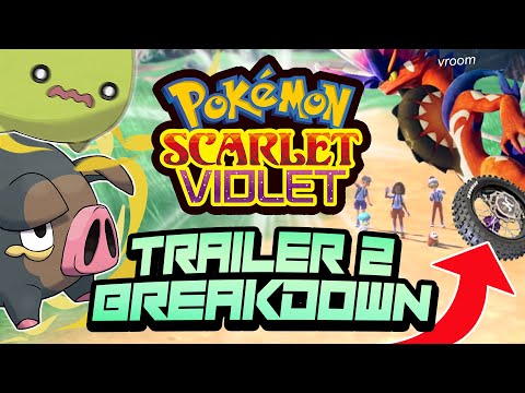 Pokémon Scarlet and Violet Trailer 2 Breakdown - All New Pokémon & Features Explained!