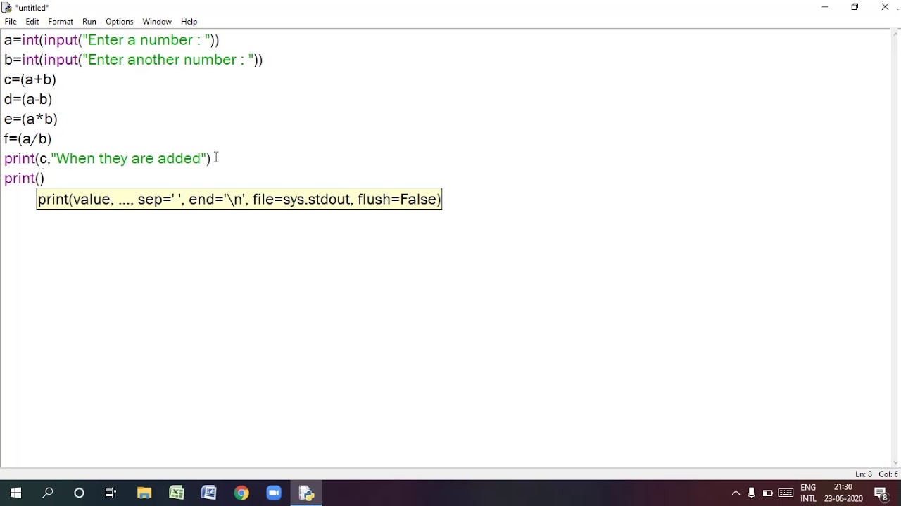 How to make a calculator in python - YouTube