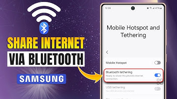 How to Turn ON Bluetooth Tethering on Samsung | Enable Bluetooth Tethering