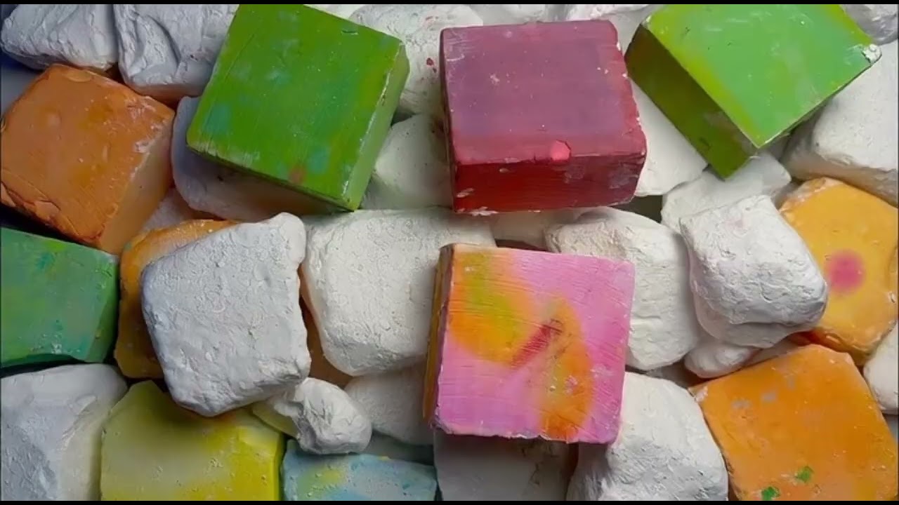 Crushing Colorful Soap ASMR 🌈 | Stress Relief Sounds