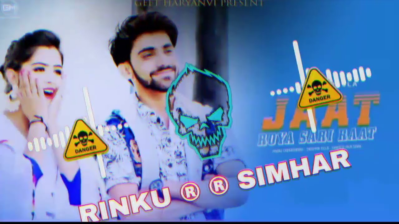 Jab Aayi Teri Yaad Jatt Roya Sari Raat Chubare Mein Unchi Unchi Ragni bajake  DJ remix Rinku Simhar