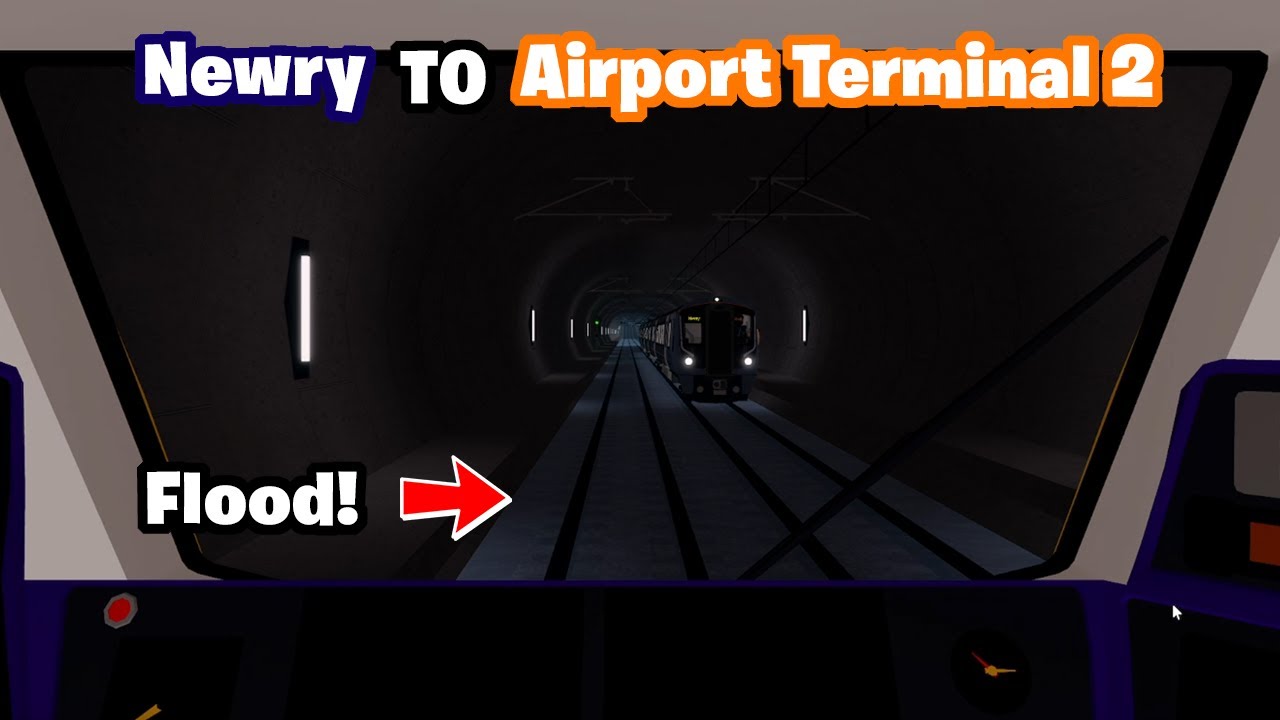 Stepford County Railway Newry to Airport Terminal 2 (With Flood Disruption) YouTube