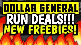 🔥NEW RUN DEALS \& FREEBIES!🔥LET'S GOO!!!🔥DOLLAR GENERAL COUPONING THIS WEEK🔥DG COUPONING DEALS🔥