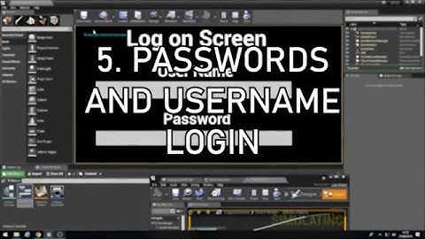 5  Password and Username Login
