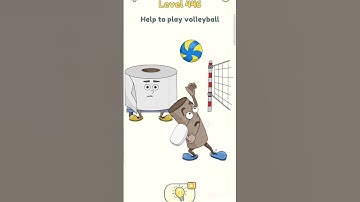 DOP 2 LEVEL 446 || help to play volleyball 🏐|| delete one part||#shortfeed