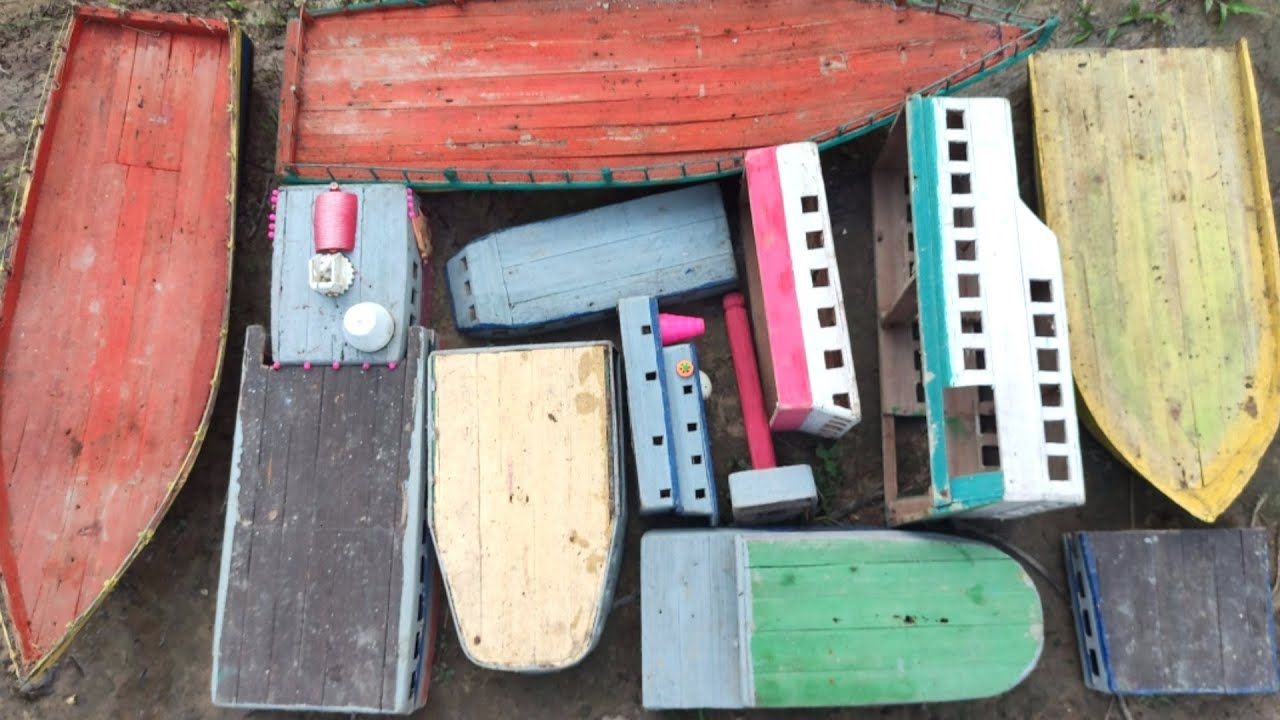 Tumpukan Mainan Kapal kapal, Speed Boads & Perahu Nelayan