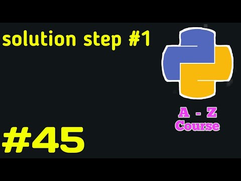 Solution step #1