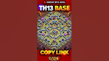 Thumbnail of TH13 Anti-2 Star War Base ✅ 🔥 #th13warbase #coc #clashofclans