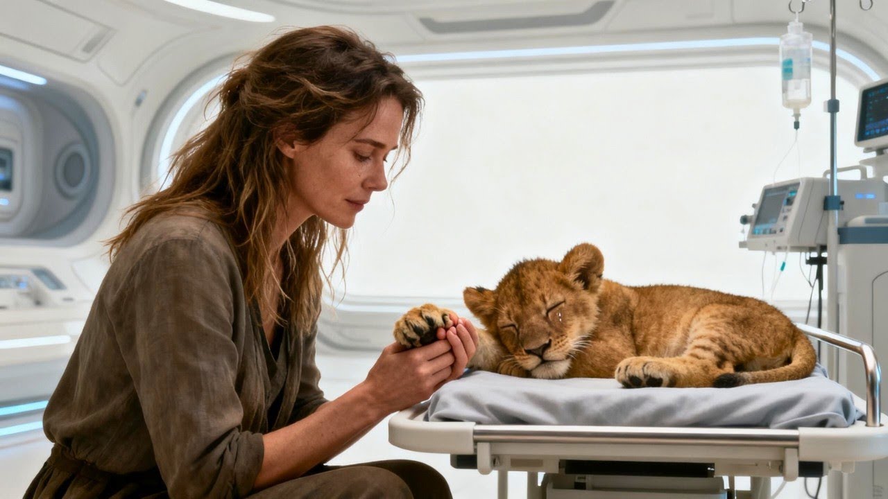 ЧЕЛОВЕК СЕЛА РЯДОМ С ПЛАЧУЩИМ ДЕТЕНЫШЕМ — К УТРУ ОН СПАЛ, ДЕРЖА ЕЕ ЗА РУКУ