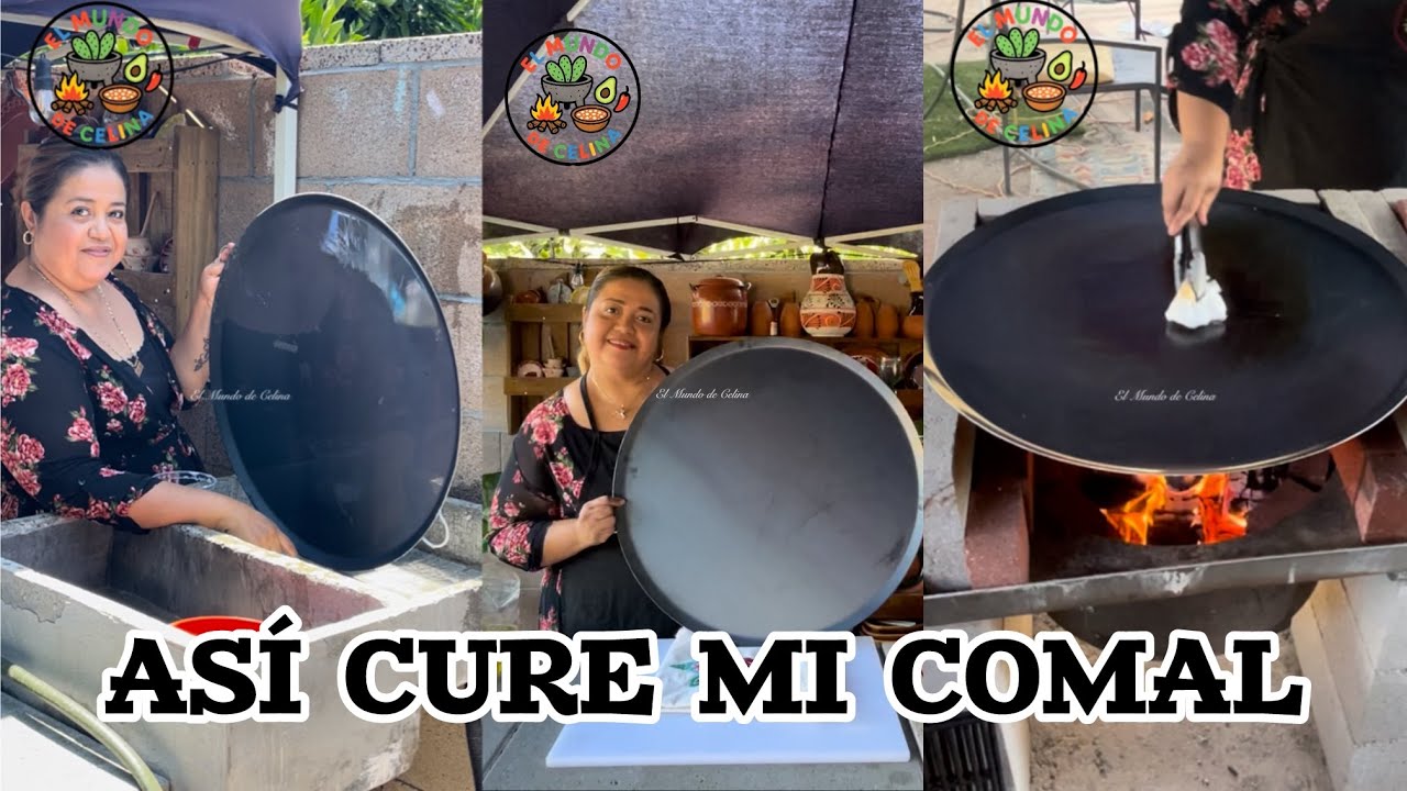 COMO CURAR UN COMAL DE FIERRO 