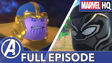 Black Panther vs. Thanos! | LEGO Marvel - Black Panther: Trouble in Wakanda (ALL EPISODES)