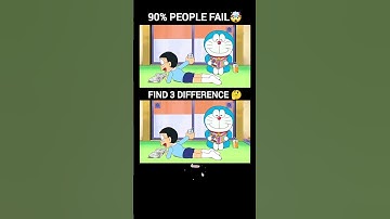 Only 1% Can Find These 3 Differences | Doraemon Edition #findthedifference @official_rupesh_yt