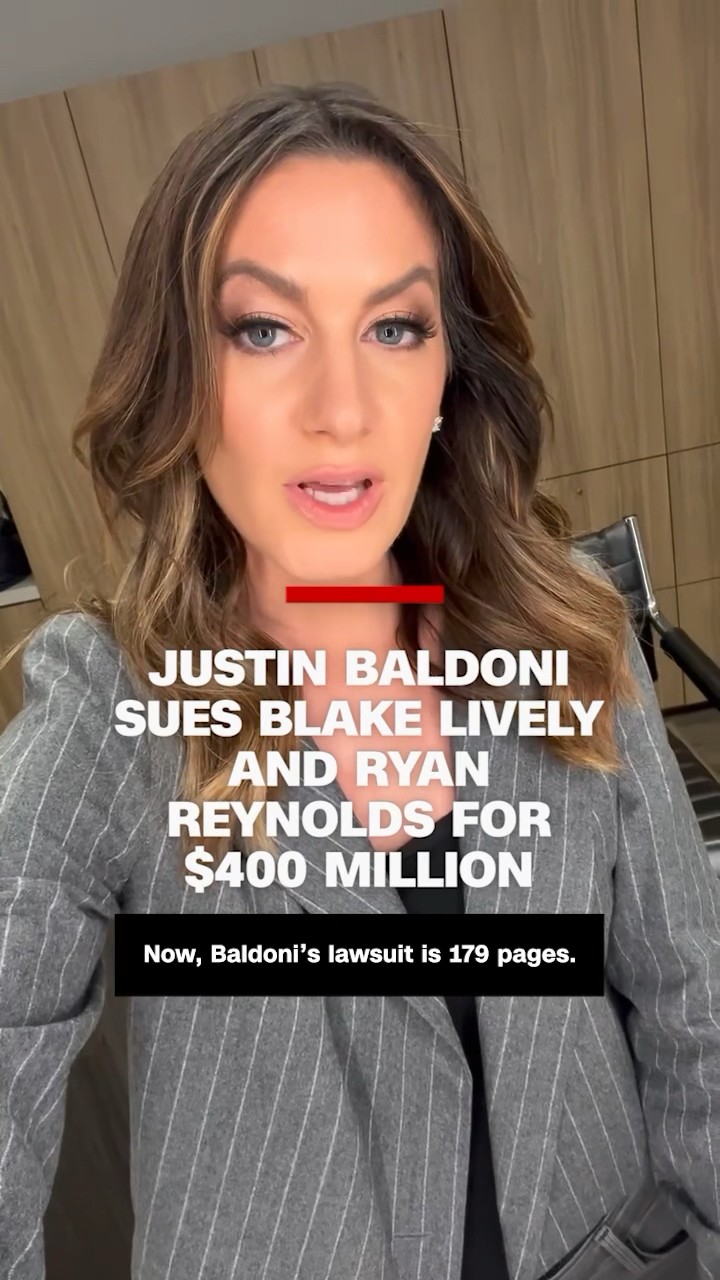 Justin Baldoni sues Blake Lively and Ryan Reynolds for $400 million