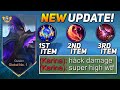 New update gusion new build arrangement  gusion is back to meta 