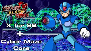 SSF2 9B Mods: X 9B port Over Jigglypuff + Cyber Maze Core (Ported by Temp64)
