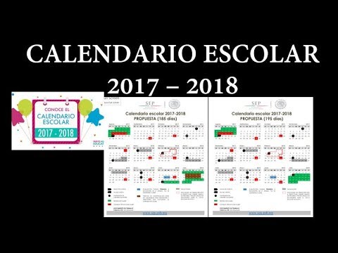 Vídeo: Quin Serà El Calendari De Vacances Escolars El 2017-2018