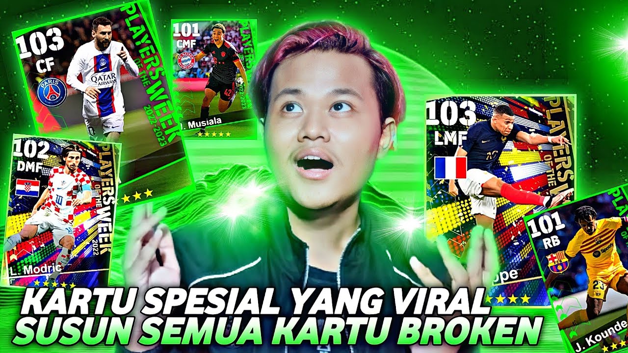 TERNYATA GUA PUNYA KARTU BROKEN !! SUSUN SEMUA BROKEN CARD DI SKUAD EFOOTBALL 2023 MOBILE