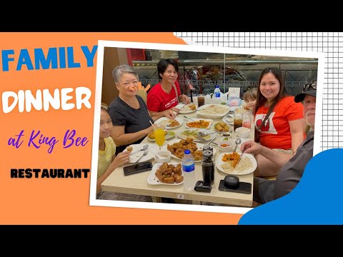 FAMILY HAVING DINNER @King Bee Restaurant |Khams vlog