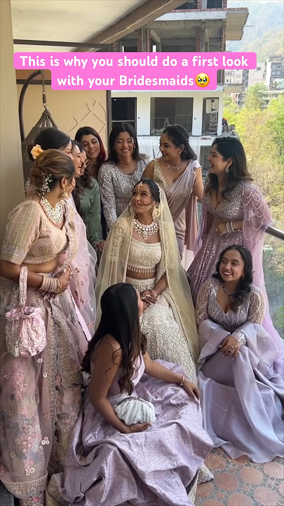THE REACTION WAS TOO SWEET🤍 #shorts #wedding #bridesmaids