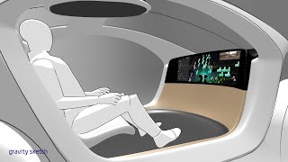Gravity Sketch Quick Spin: Autonomous Rideshare Vehicle Interior screenshot 5