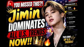 YOU’RE LATE IF YOU MISS THIS! Jimin REIGNS Over U.S. Trends 👑🔥 screenshot 4