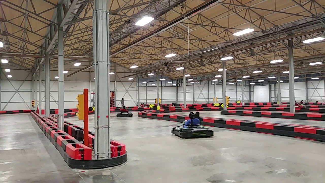 Go cart racing at Wilson's Greenhouse 1 YouTube