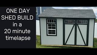 05/01/26 Shed Build 10 hours to 20 minute timelapse #diy #garden #growyourownfood #shed