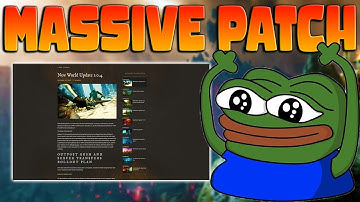 MASSIVE NEW PATCH! Outpost Rush Fixed, Exploits Fixed, Transfer Enabled! | New World Patch 1.0.4!