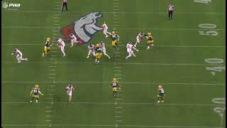 Packers DT Chris McClellan quarterback pressure vs Broncos (Preseason Week 2, 2026)