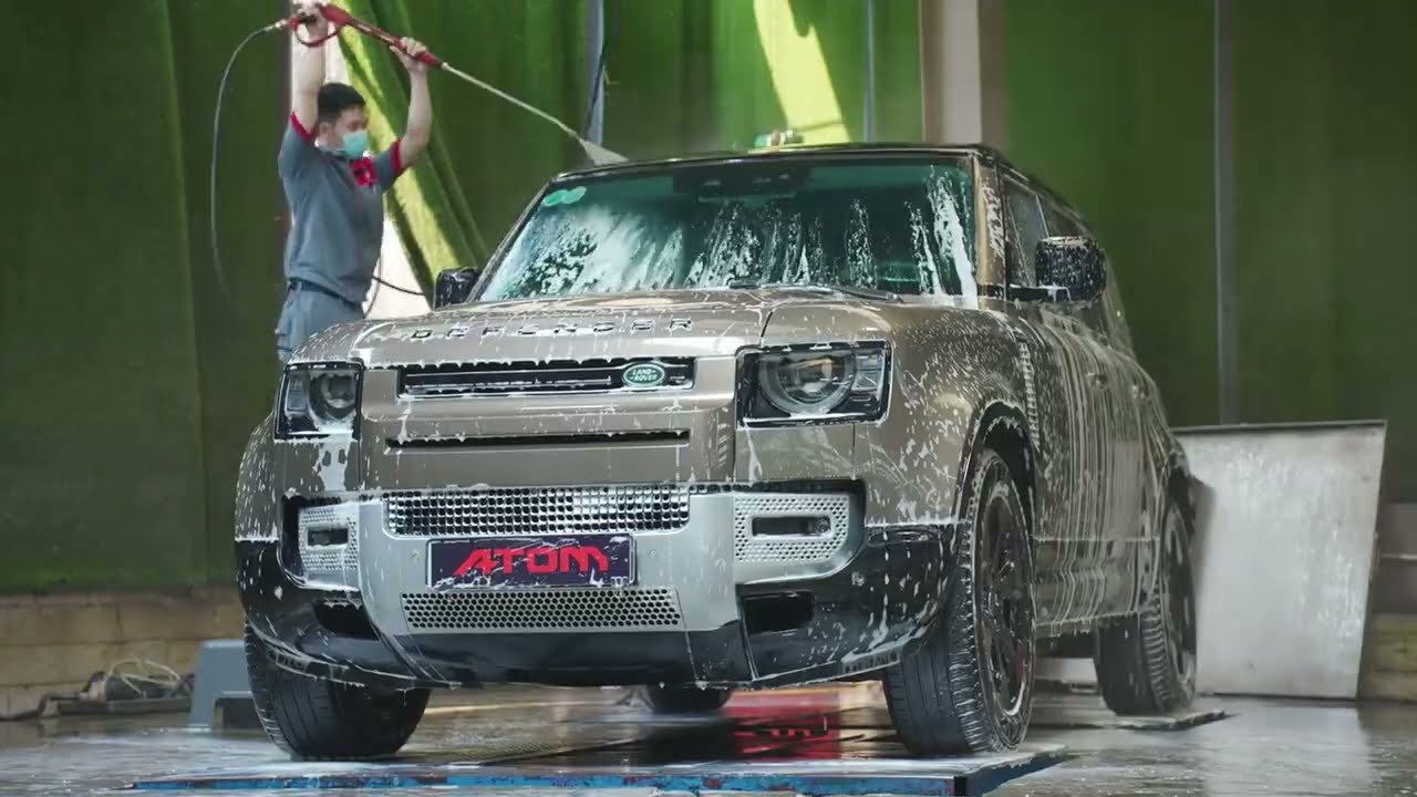 Vệ sinh khoang máy ô tô CHUẨN CHỈNH tại ATOM Premium Auto Services | Quy trình 8 bước