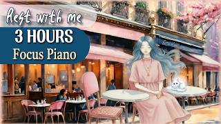 Study Cafe Vol.30 🎹 3 Hours Calm Spring Piano Music for Study, Work & Deep Focus