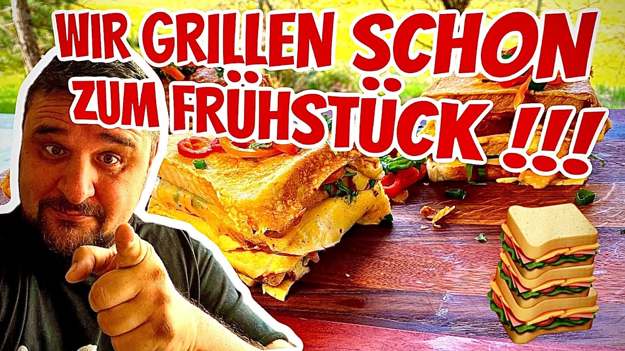 🥪🔥 FRENCH TOAST TOWER vom Grill so geht FRÜHSTÜCK vom GRILL