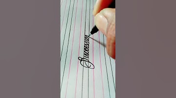 Best cursive handwriting for beginners 🔥#shortsvideo #calligraphy #handwriting