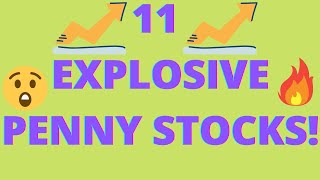 Top 11 Best Penny Stocks To Buy Now🔥 EXPLOSIVE HOT STOCKS