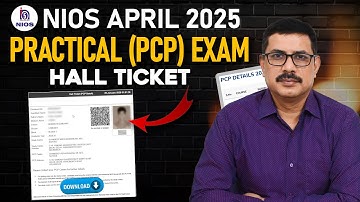 April 2025 PCP Hall Ticket
